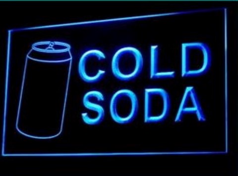 Cold soda LED Neon Sign